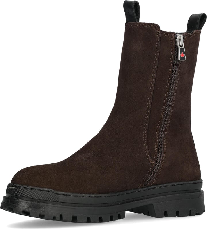 Canada Snow Women's Carlyle Chelsea Suede Brown Canada Snow