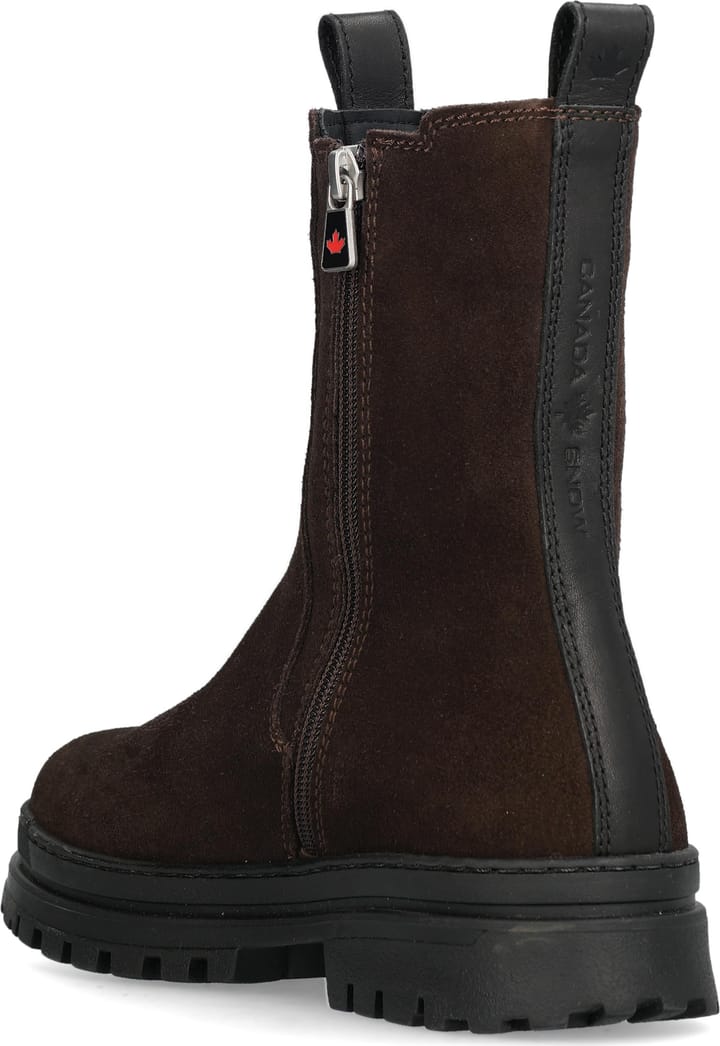 Canada Snow Women's Carlyle Chelsea Suede Brown Canada Snow