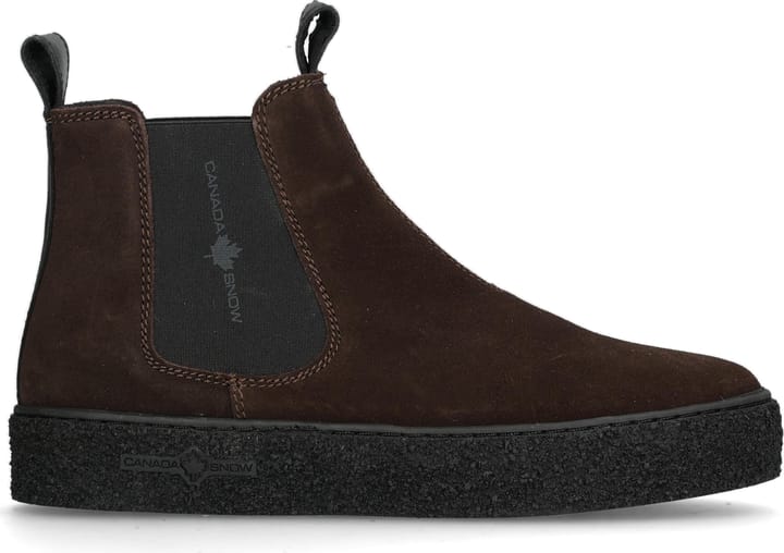 Canada Snow Women's Mount Verm Chelsea Suede Brown Canada Snow