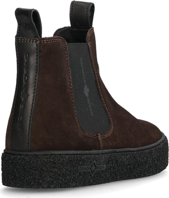 Canada Snow Women's Mount Verm Chelsea Suede Brown Canada Snow