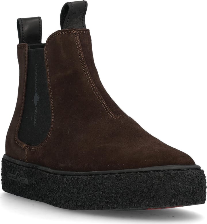 Canada Snow Women's Mount Verm Chelsea Suede Brown Canada Snow