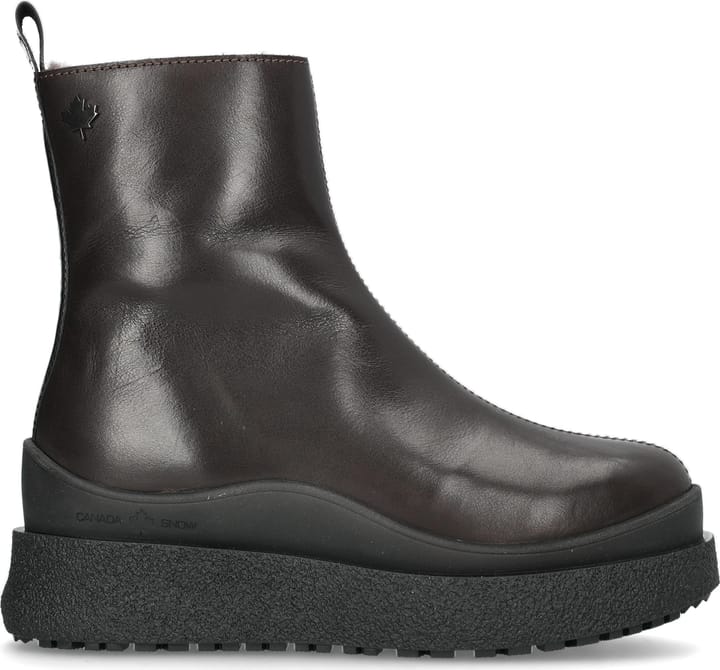 Canada Snow Women's Mount Meer Curling Leather Brown Canada Snow
