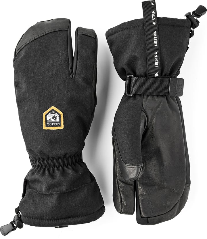 Hestra CZone Mountain - 3 Finger Black Hestra