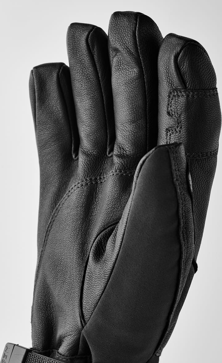 Hestra Heater Gauntlet - 5 Finger Black/Black Hestra