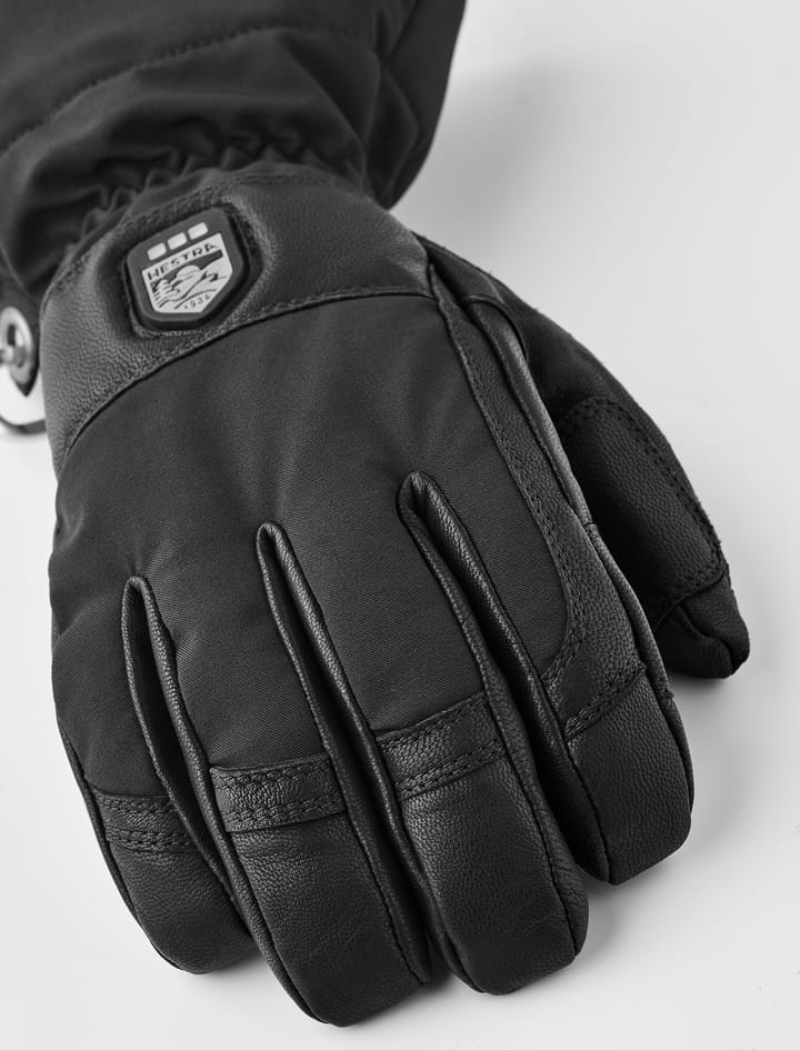 Hestra Heater Gauntlet - 5 Finger Black/Black Hestra