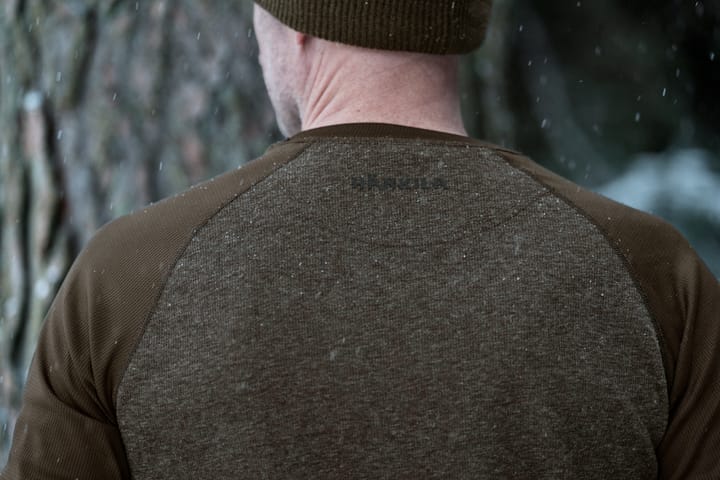 Härkila Men's Kodiak CleverWool LS T-Shirt Dark Hunting Green Härkila