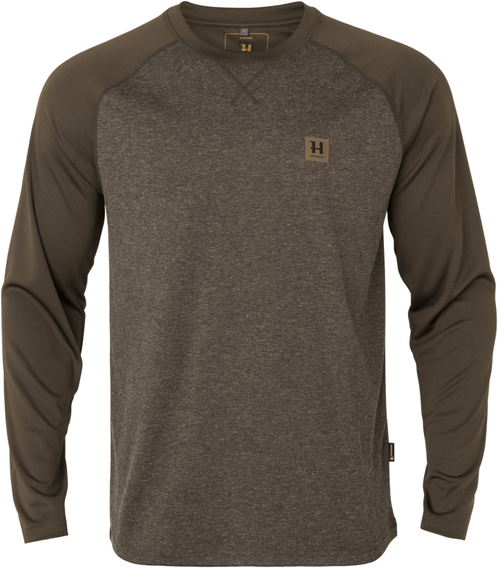 Härkila Men's Kodiak CleverWool LS T-Shirt Dark Hunting Green Härkila