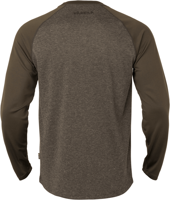 Härkila Men's Kodiak CleverWool LS T-Shirt Dark Hunting Green Härkila