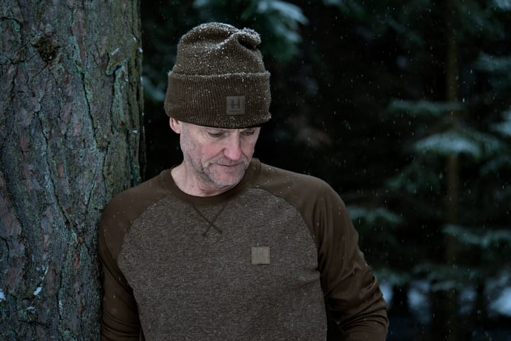 Härkila Men's Kodiak CleverWool LS T-Shirt Dark Hunting Green Härkila