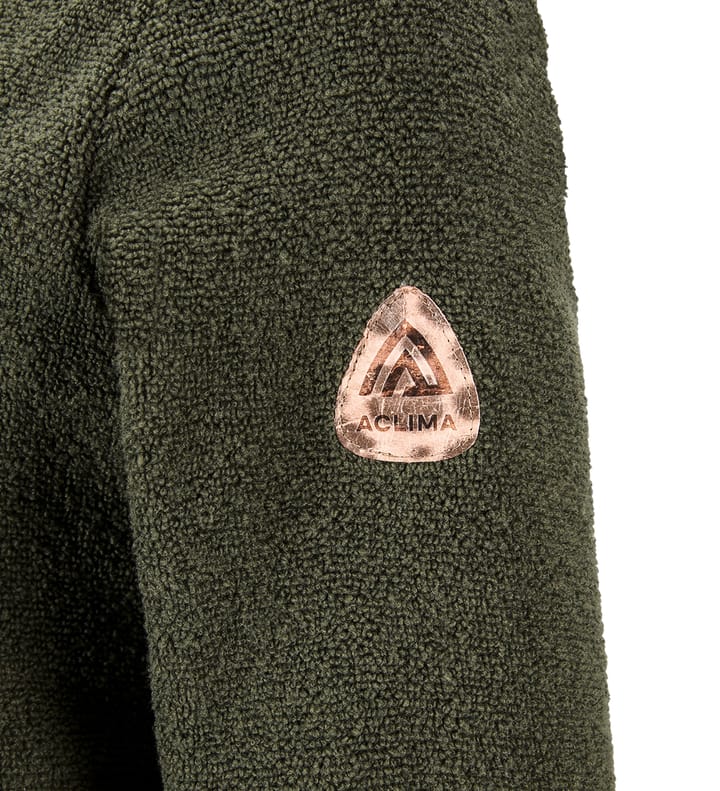 Aclima Women's ReBorn Terry Jacket Olive Melange Aclima