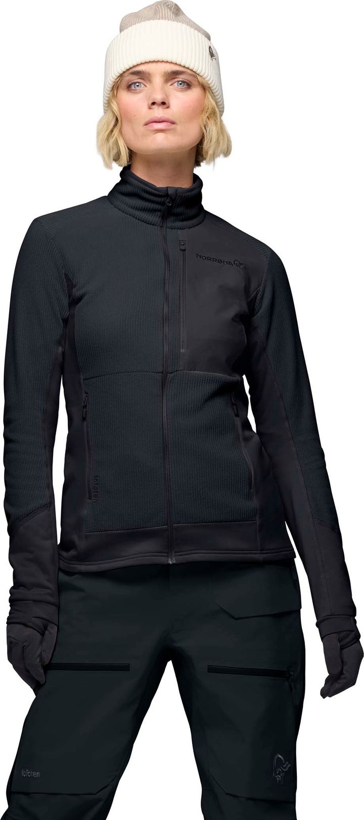 Norrøna Women's Lofoten Warm2 Jacket Caviar Black Norrøna