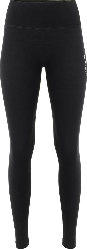 Aclima Women's Warmwool Longs High Waist Jet Black Aclima