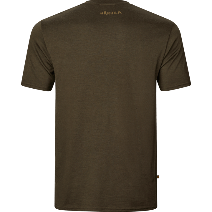 Härkila Men's Game Short Sleeve T-Shirt Willow Green Stag Härkila Härkila Men's Game Short Sleeve T-Shirt Willow Green Stag Härkila