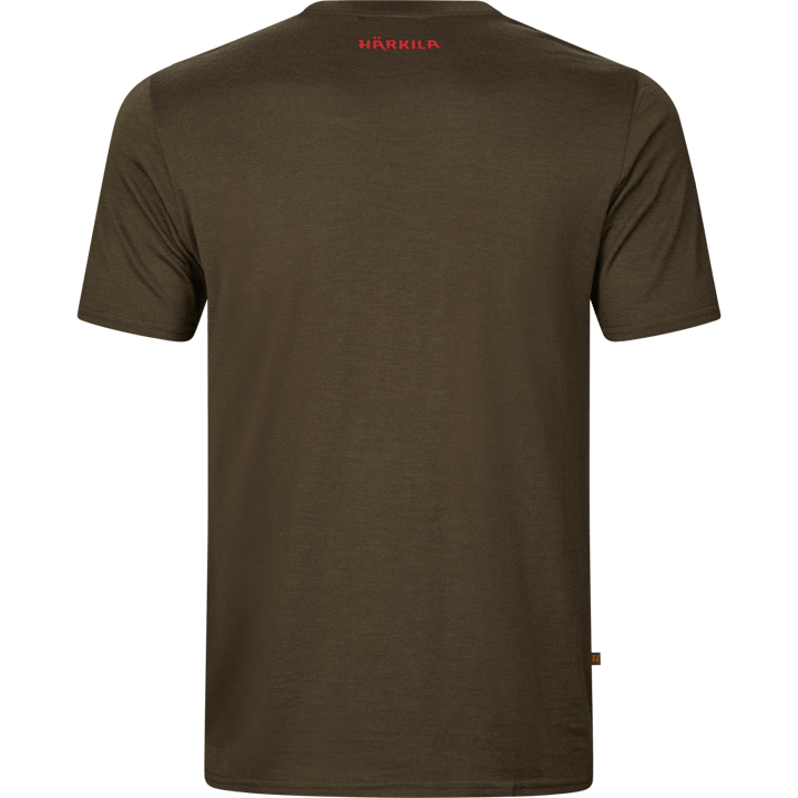 Härkila Men's Game Short Sleeve T-Shirt Willow Green Moose Härkila Härkila Men's Game Short Sleeve T-Shirt Willow Green Moose Härkila