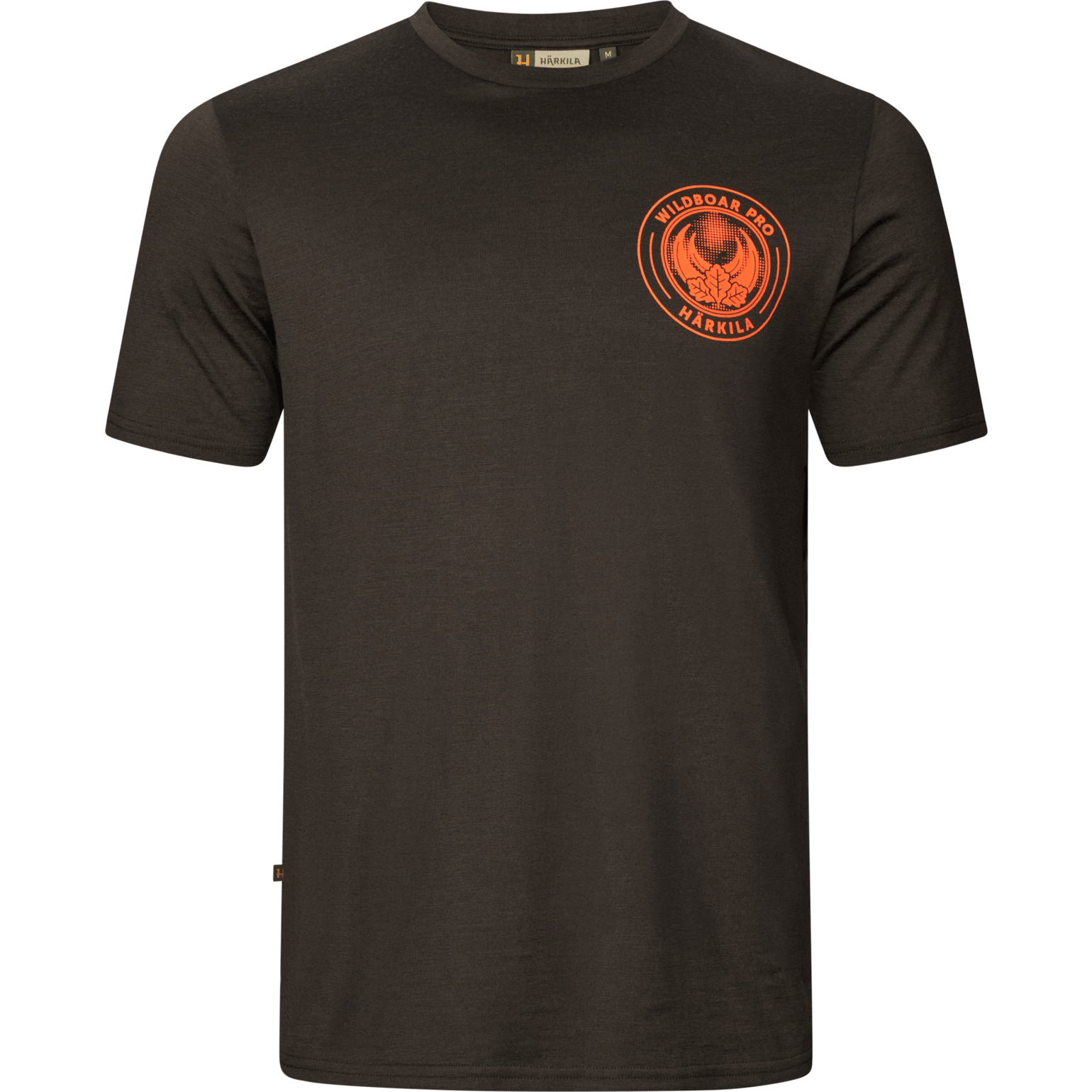 Härkila Men's Game Short Sleeve T-Shirt Shadow Brown Wildboar