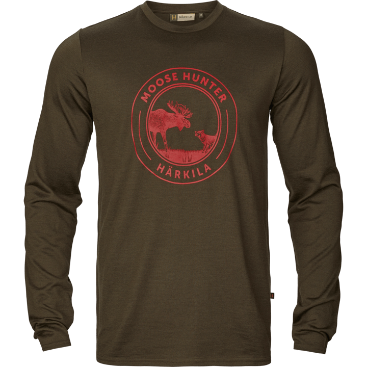 Härkila Härkila Game Långärmad T-Shirt Willow Green Moose Härkila