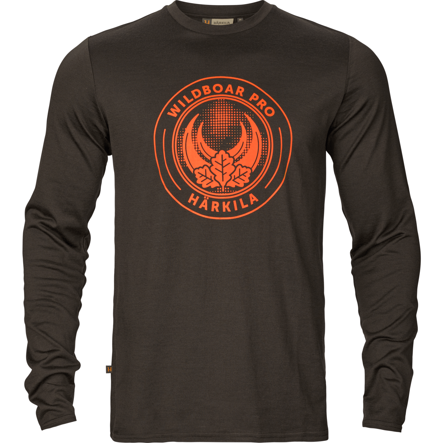 Härkila Men's Game Long Sleeve T-Shirt Shadow Brown Wildboar