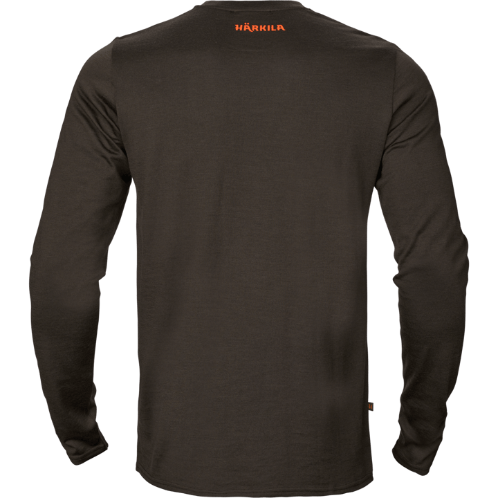 Härkila Men's Game Long Sleeve T-Shirt Shadow Brown Wildboar Härkila