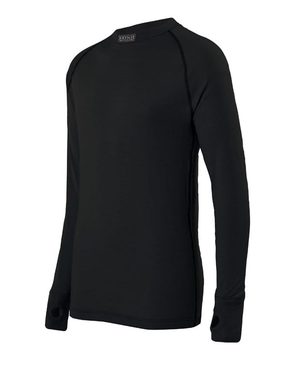 Brynje Arctic Shirt With Thumbfingergrip Black Brynje