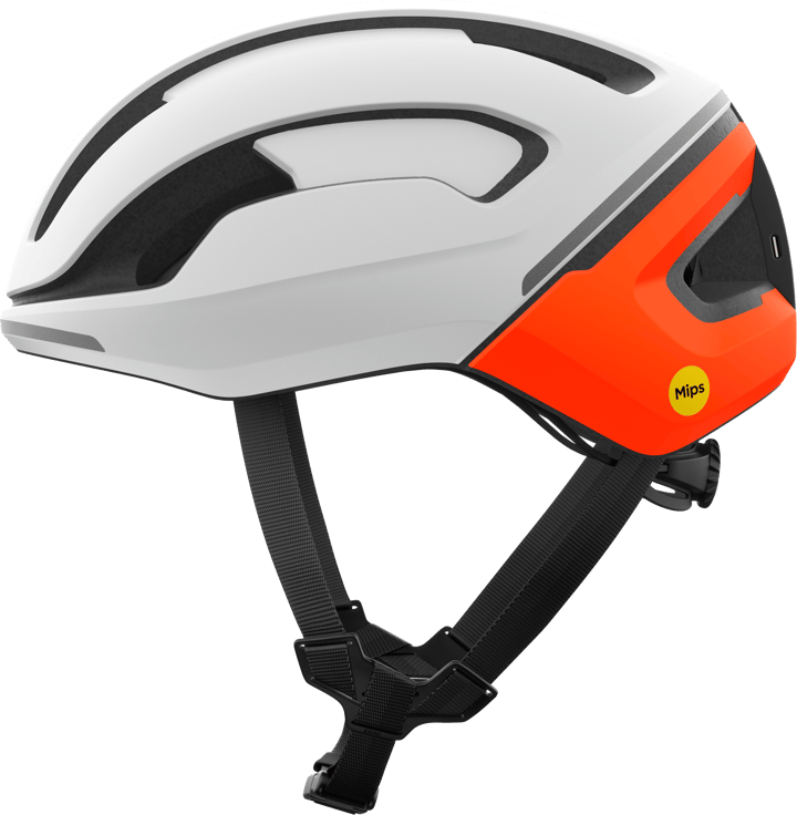 POC Omne Beacon Mips Commute Bike Helmet Hydrogen White/Fluorescent Orange Matt POC