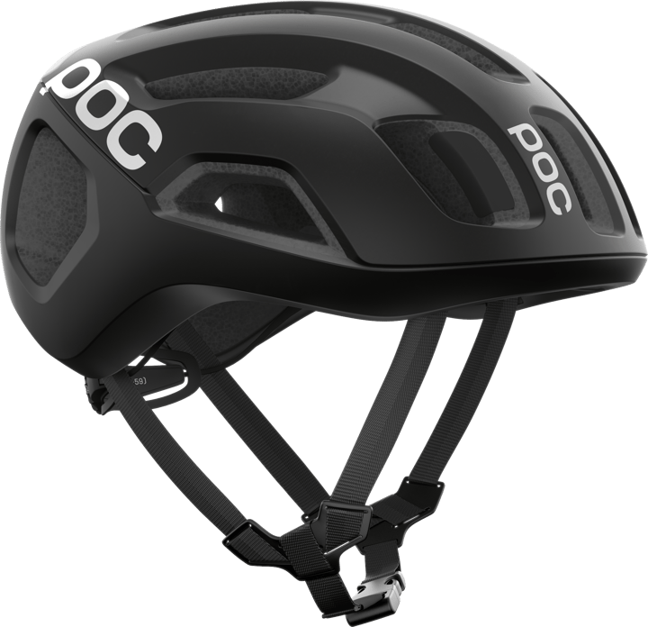 POC Ventral Air Mips Cycling Helmet Uranium Black Matt/Hydrogen White W. Logo POC