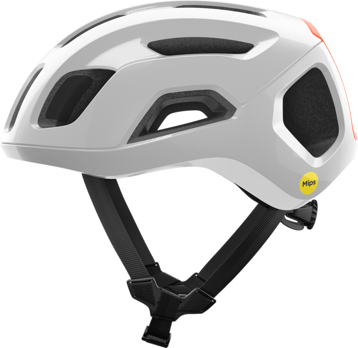 POC Ventral Air Mips Cycling Helmet Hydrogen White/Fluorescent Orange POC