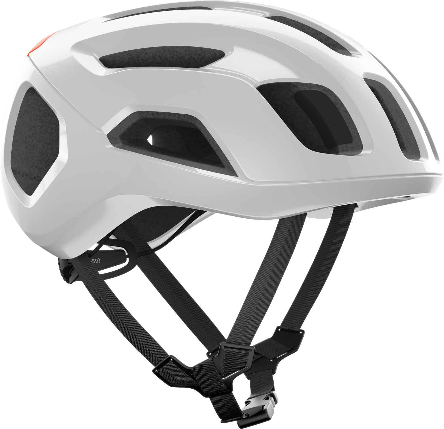 POC Ventral Air Mips Cycling Helmet Hydrogen White/Fluorescent Orange