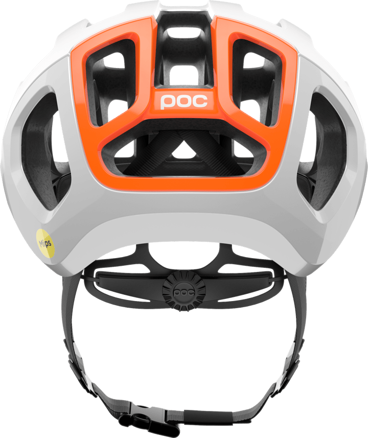 POC Ventral Air Mips Cycling Helmet Hydrogen White/Fluorescent Orange POC