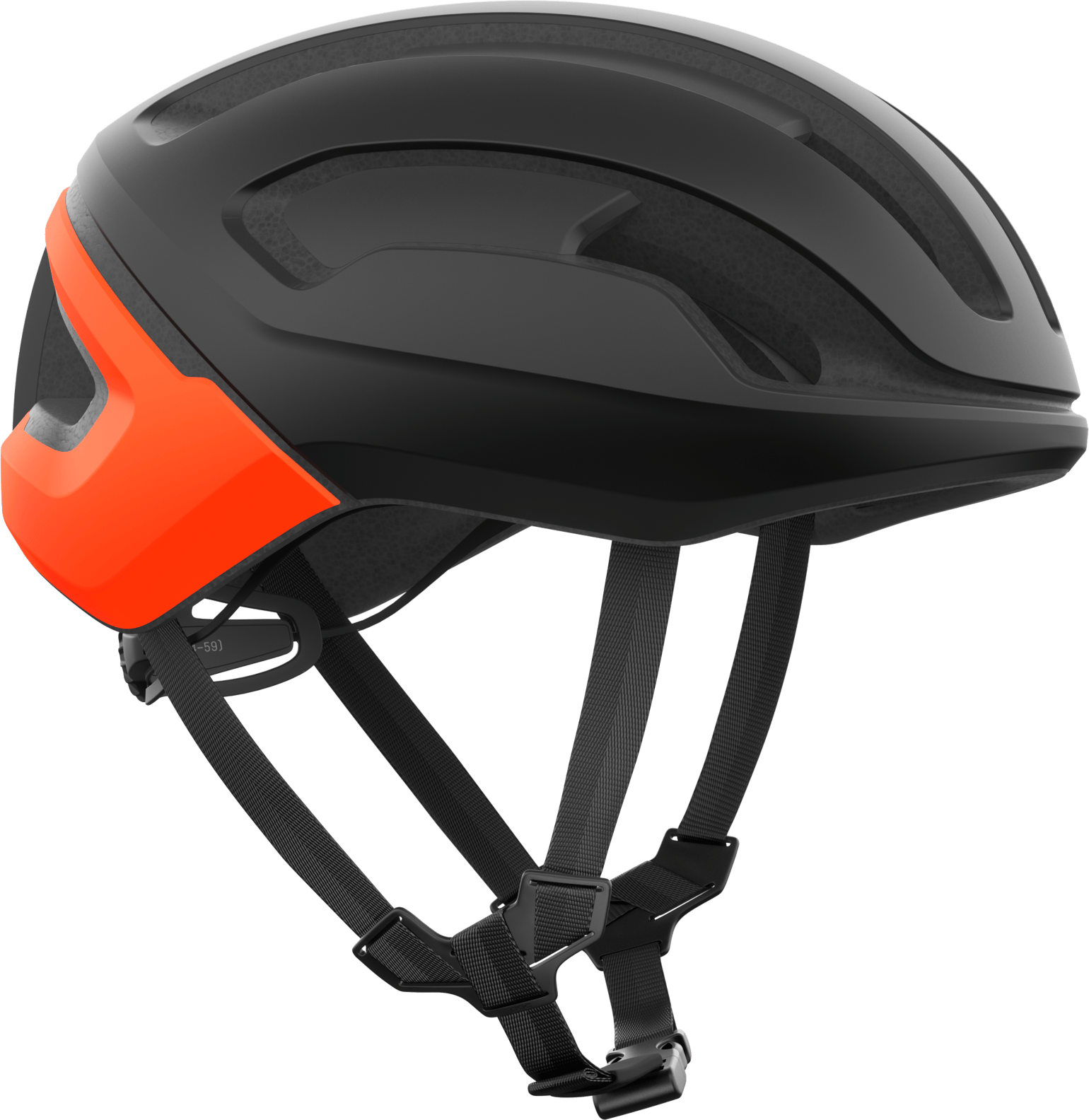 POC Omne Air Mips Cycling Helmet Uranium Black Matt/Fluorescent Orange Matt