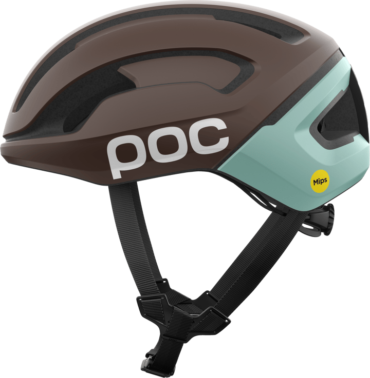 POC Omne Air Mips Cycling Helmet Bronzite Brown Matt/Lazurite Blue Matt POC