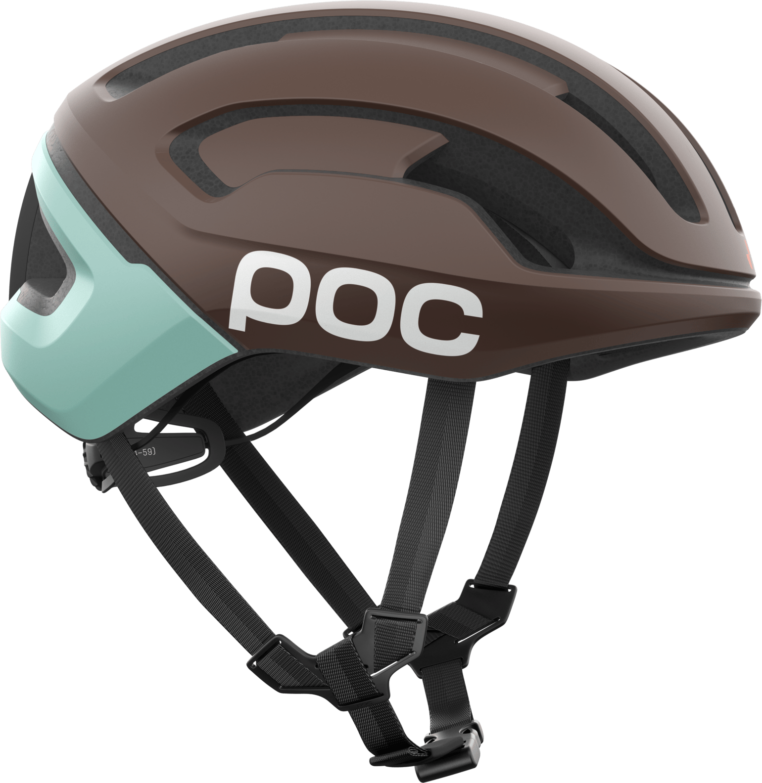 POC Omne Air Mips Cycling Helmet Bronzite Brown Matt/Lazurite Blue Matt