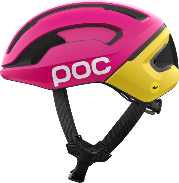 POC Omne Air Mips Cycling Helmet Rhos Red Matt/Citrine Yellow Matt POC