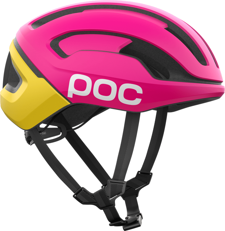 POC Omne Air Mips Cycling Helmet Rhos Red Matt/Citrine Yellow Matt POC