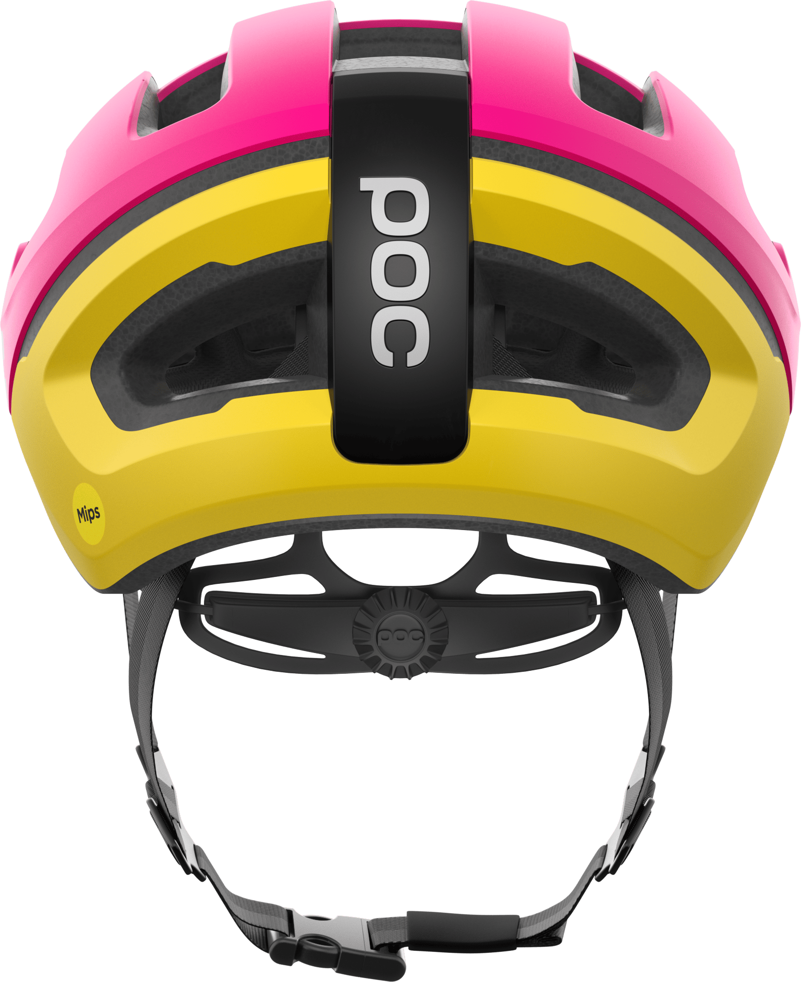 POC Omne Air Mips Cycling Helmet Rhos Red Matt/Citrine Yellow Matt
