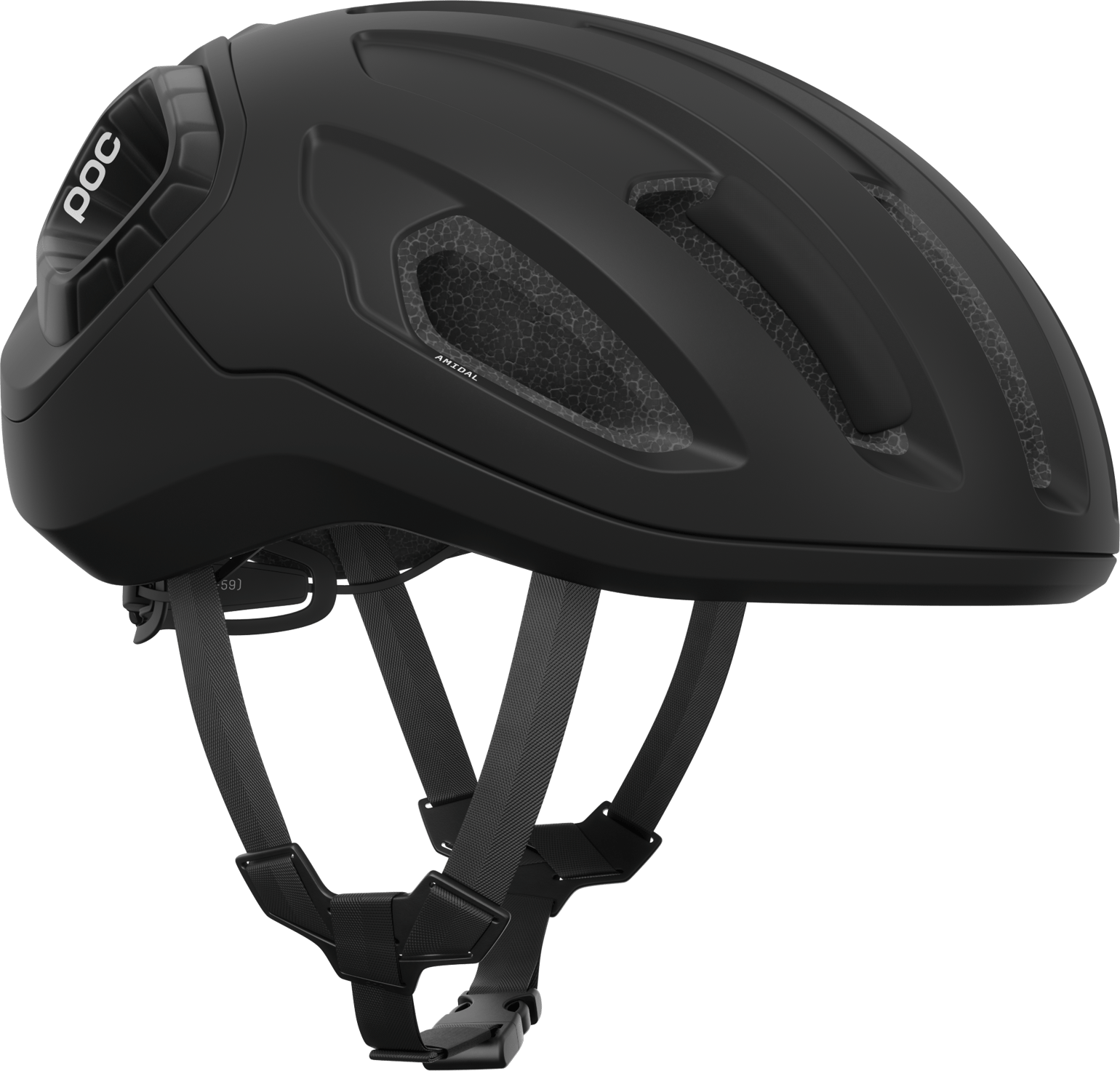 POC Amidal Cycling Helmet Uranium Black Matt