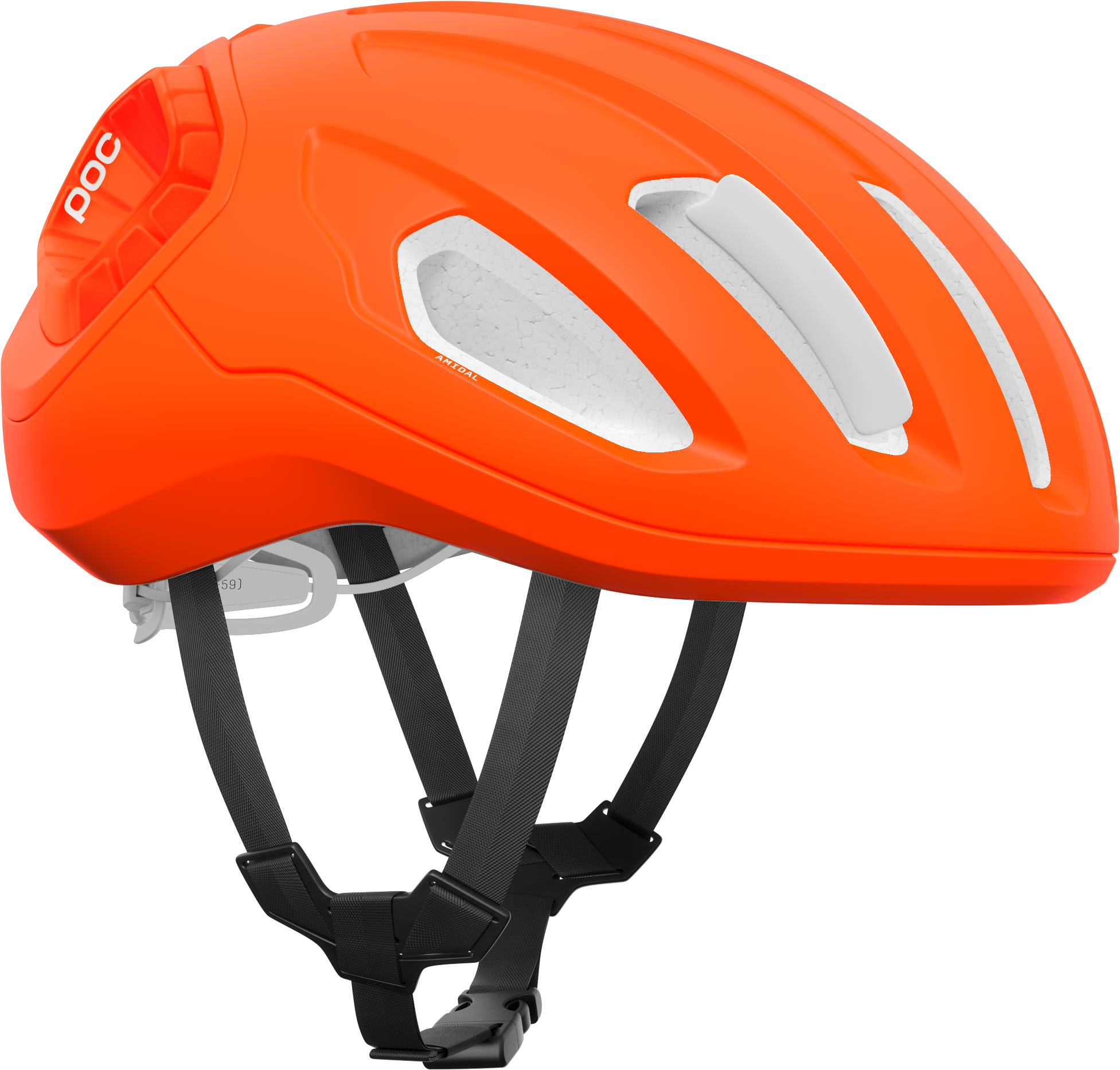 POC Amidal Cycling Helmet Fluorescent Orange Matt  L