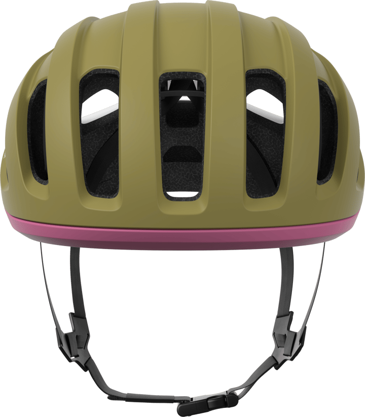 POC Amidal Cycling Helmet Olivine Green Matt/Thulite Pink Matt POC