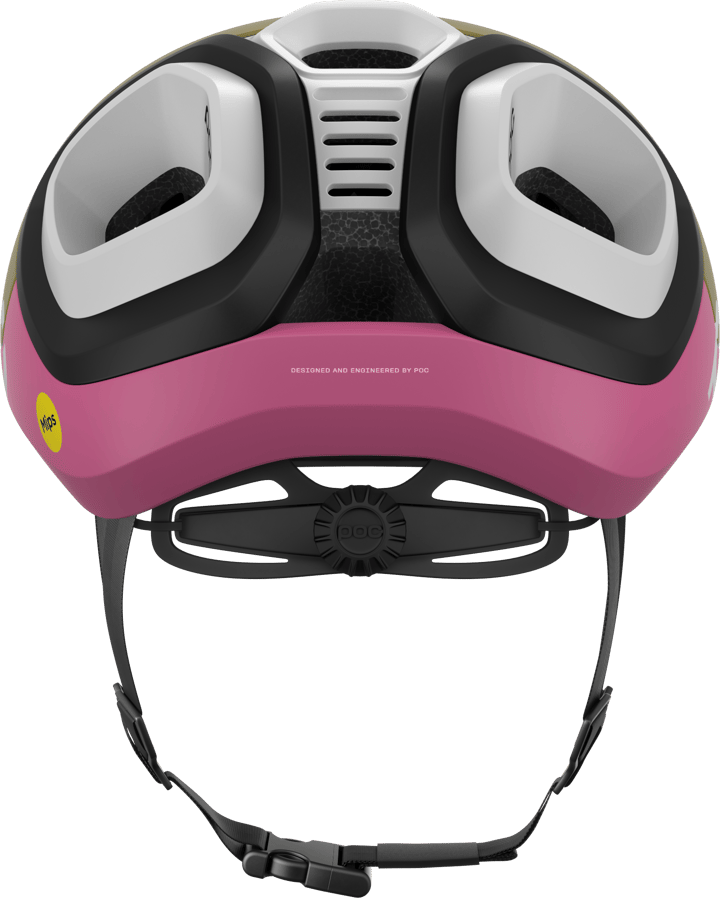 POC Amidal Cycling Helmet Olivine Green Matt/Thulite Pink Matt POC