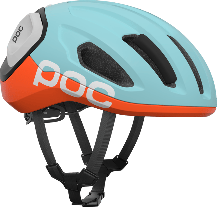 POC Amidal Cycling Helmet Indicolite Blue Matt/Carnelian Orange Matt POC