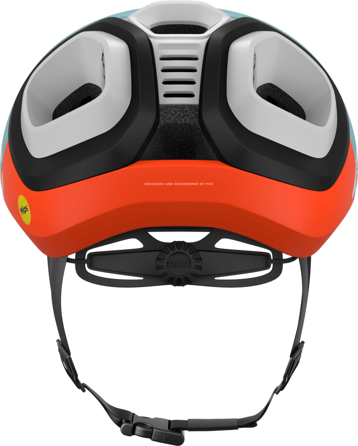 POC Amidal Cycling Helmet Indicolite Blue Matt/Carnelian Orange Matt POC