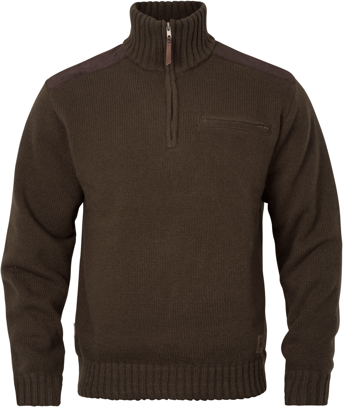 Härkila Men's Annaboda WSP Knit Half Zip Demitasse Brown