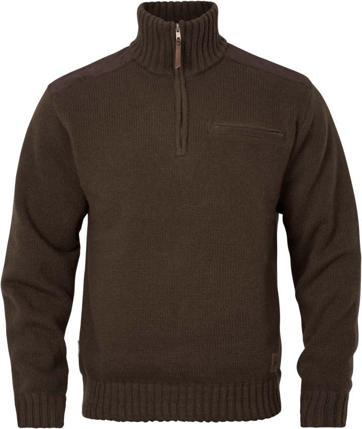 Härkila Men's Annaboda WSP Knit Half Zip Demitasse Brown Härkila