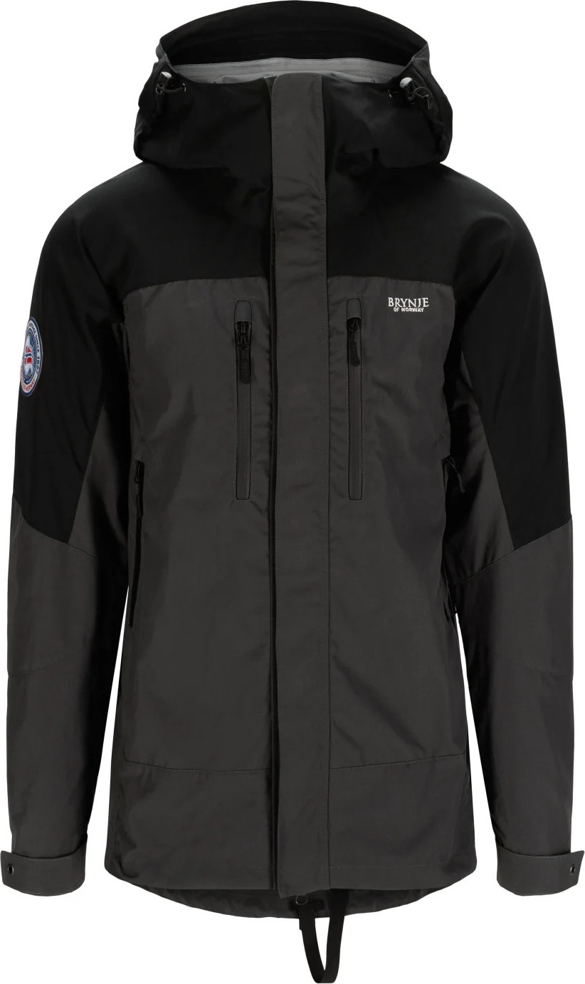 Brynje Women's Explore Ventile Jacket Black/Grey Uforet friluftsjakker S