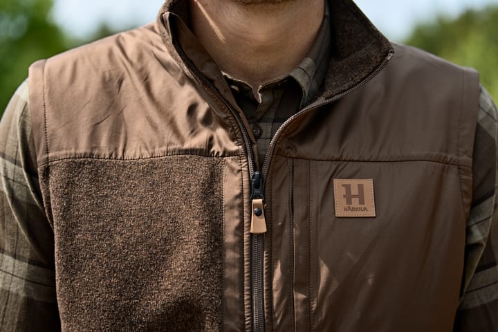 Härkila Men's Kalix Fleece Waistcoat Dark Earth Härkila