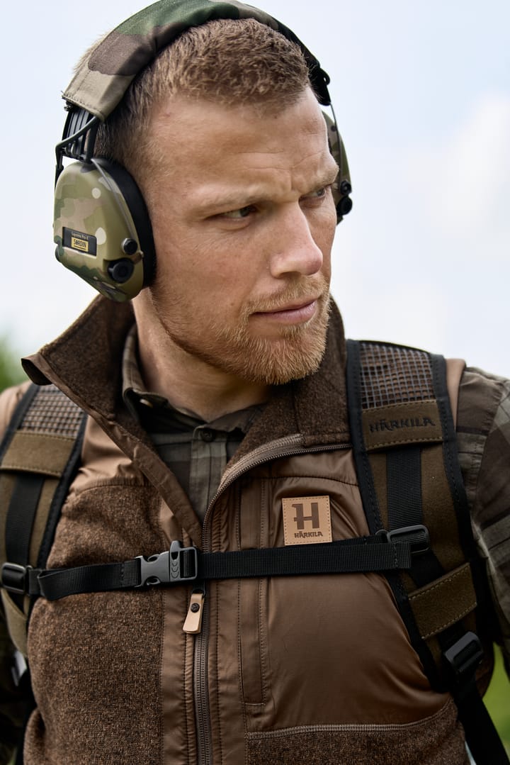 Härkila Men's Kalix Fleece Waistcoat Dark Earth Härkila