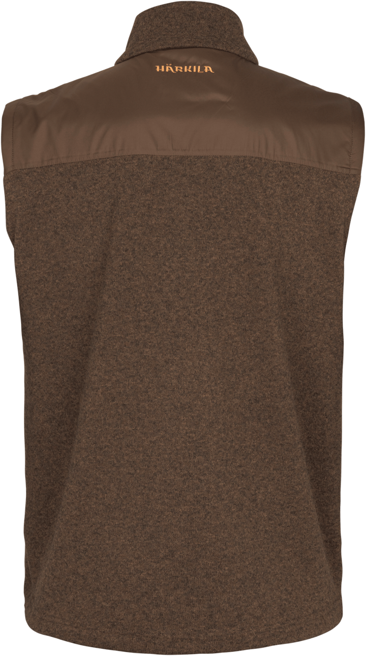 Härkila Men's Kalix Fleece Waistcoat Dark Earth Härkila