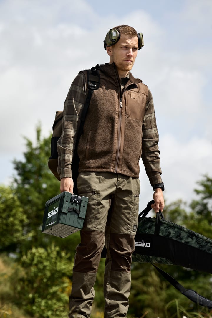 Härkila Men's Kalix Fleece Waistcoat Dark Earth Härkila