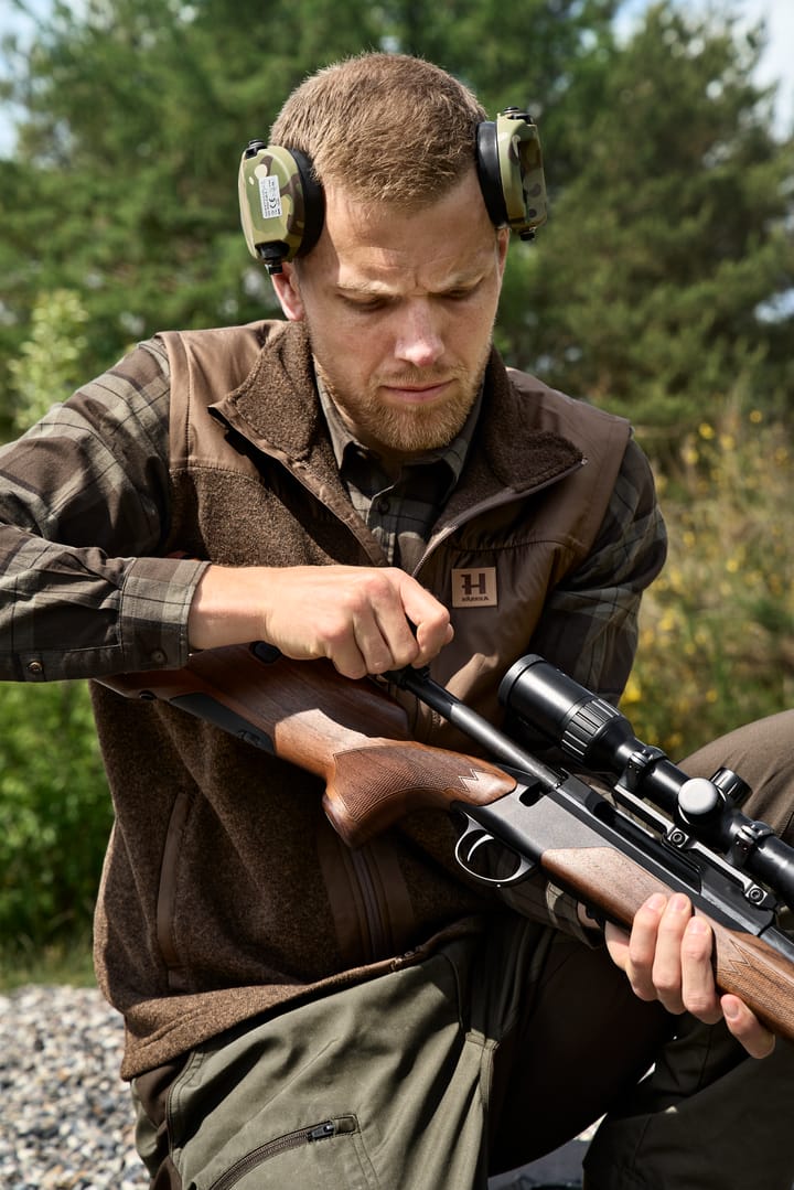 Härkila Men's Kalix Fleece Waistcoat Dark Earth Härkila