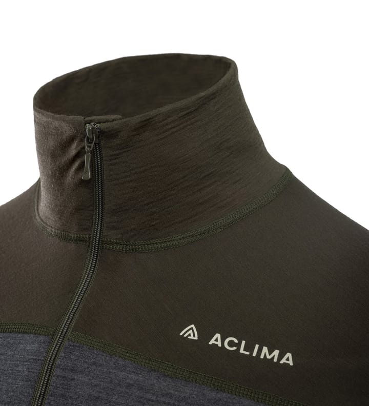 Aclima Lightwool 180 Polo W/ Zip M'S Tarmac/Marengo Aclima