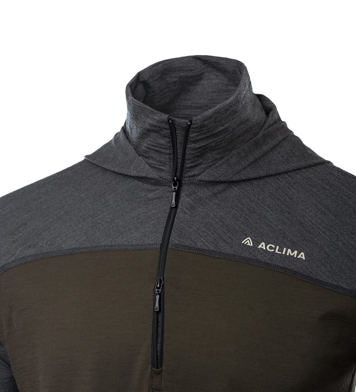 Aclima Men's LightWool 180 Hoodie Tarmac/Marengo Aclima